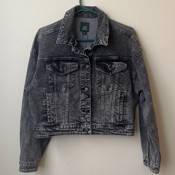 wild fable Jackets & Blazers - Women's Cropped Denim Jacket